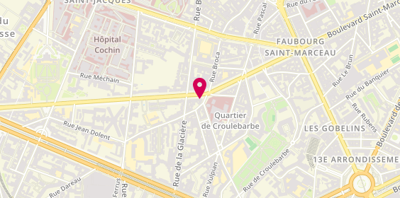 Plan de Banque Populaire Rives de Paris, 45 Boulevard Arago, 75013 Paris