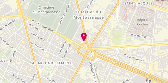 Plan de Crédit Agricole, 286 Boulevard Raspail, 75014 Paris