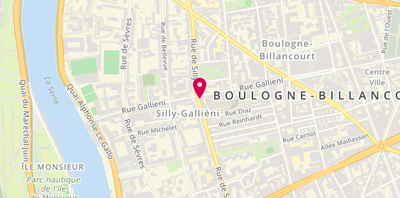 Plan de Caixa Geral de Depósitos, 93 Rue de Silly, 92100 Boulogne-Billancourt