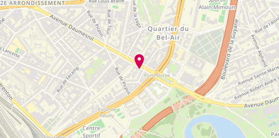 Plan de LCL Banque et assurance, 272 avenue Daumesnil, 75012 Paris