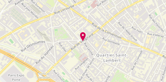 Plan de BNP Paribas - Paris Saint Lambert 15e, 377 Rue de Vaugirard, 75015 Paris