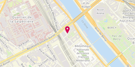Plan de Bpce Achats, 12 Rue Fernand Braudel, 75013 Paris