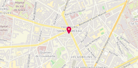 Plan de Sg, 26 avenue des Gobelins, 75013 Paris