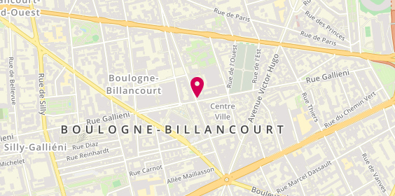 Plan de MACIF Assurances, 125 Boulevard Jean Jaurès, 92100 Boulogne-Billancourt