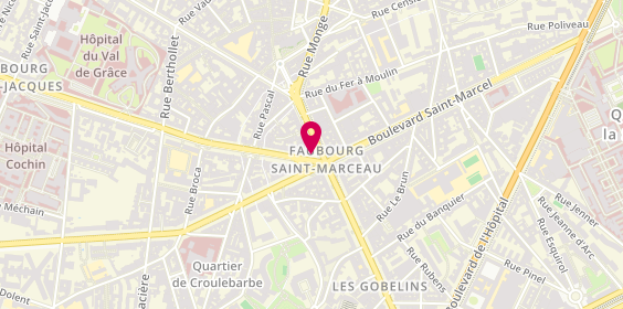 Plan de LCL Banque et assurance, 22 avenue des Gobelins, 75005 Paris
