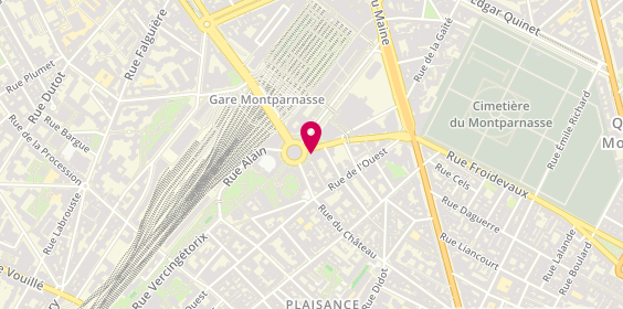 Plan de Hsbc Fr Business Banking Center, 10 Place Catalogne, 75014 Paris