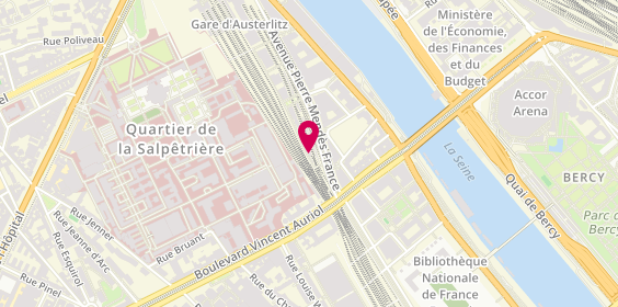 Plan de Caisse des Dépôts, 17 avenue Pierre Mendès-France, 75013 Paris