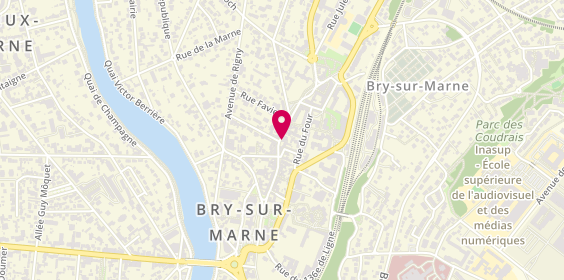 Plan de BRED-Banque Populaire, 48 grande Rue Charles de Gaulle, 94360 Bry-sur-Marne