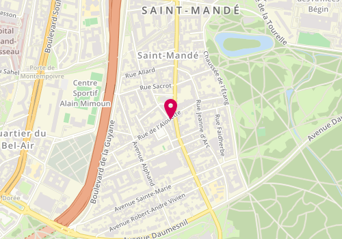 Plan de LCL Banque et assurance, 88 avenue du Général de Gaulle, 94160 Saint-Mandé