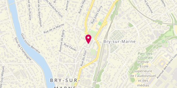 Plan de Caisse d'Epargne Bry-sur-Marne, 4 Rue de Noisy le Grand, 94360 Bry-sur-Marne