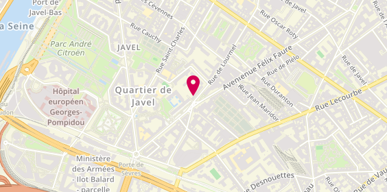 Plan de Banque Populaire Rives de Paris, 170 Rue de Lourmel, 75015 Paris