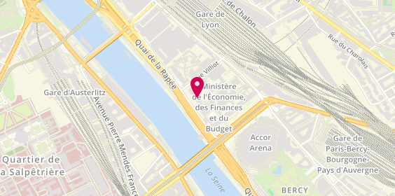 Plan de BIC BRED Paris, 18 Quai de la Rapée, 75012 Paris