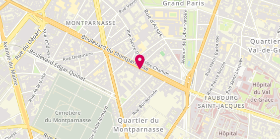 Plan de La Banque Postale, 140 Boulevard du Montparnasse, 75014 Paris