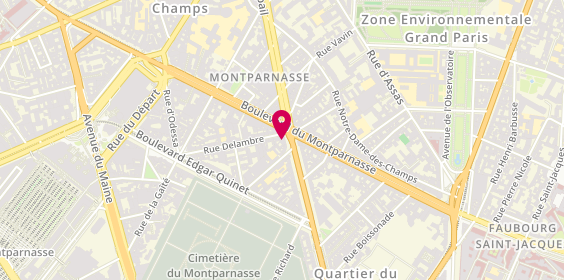 Plan de Br Raspail, 202 Boulevard Raspail, 75014 Paris