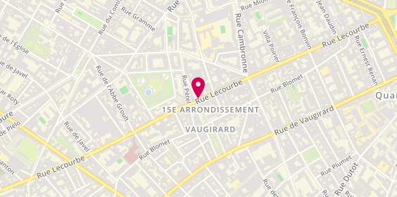 Plan de BNP Paribas - Paris Mairie du Xveme 15e, 148 Rue Lecourbe, 75015 Paris