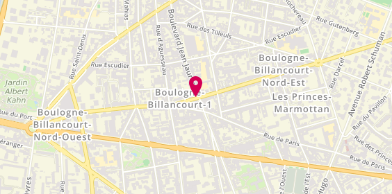 Plan de Sg, 40 Boulevard Jean Jaurès, 92100 Boulogne-Billancourt