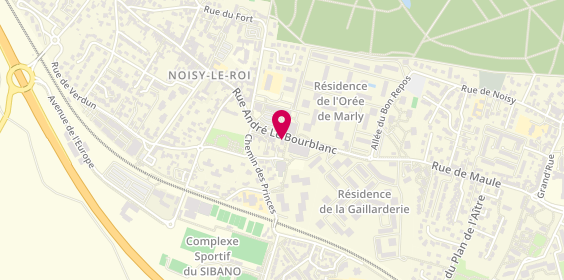 Plan de Caisse d'Epargne Noisy-le-Roi, 5 Rue André le Bourblanc, 78590 Noisy-le-Roi