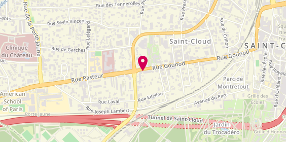 Plan de BNP Paribas - Saint Cloud Magenta, 45 Rue Gounod, 92210 Saint-Cloud