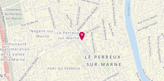 Plan de Caisse d'Epargne le Perreux, 124 avenue du Général de Gaulle, 94170 Le Perreux-sur-Marne