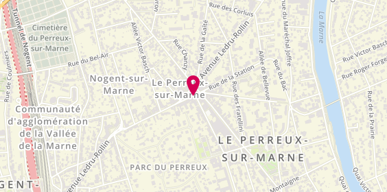Plan de BNP Paribas, 2 Rue de la Station, 94170 Le Perreux-sur-Marne