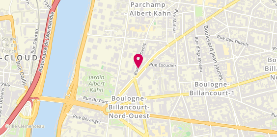 Plan de Boulogne Rhin Danube, 92 avenue Jean Baptiste Clement, 92100 Boulogne-Billancourt