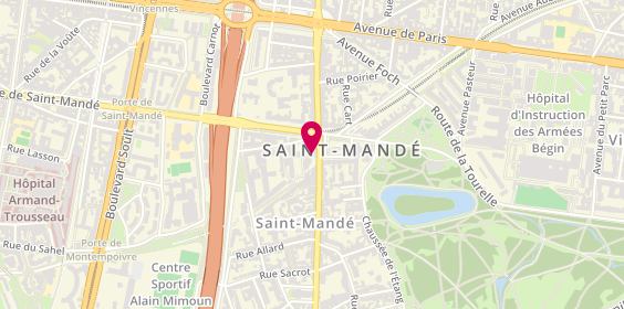 Plan de Caisse d'Epargne Saint-Mande, 38 avenue du Général de Gaulle, 94160 Saint-Mandé