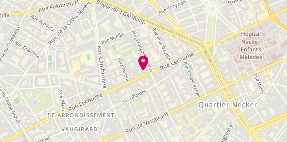 Plan de Groupama, 72 Rue Lecourbe, 75015 Paris