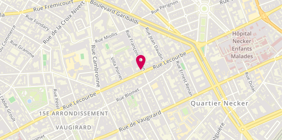 Plan de BNP Paribas - Paris Volontaires 15e, 66 Rue Lecourbe, 75015 Paris