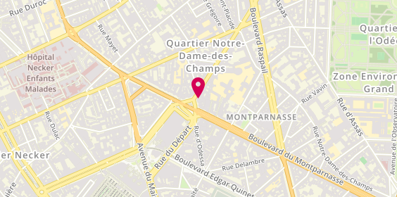 Plan de HSBC Fr Paris Montparnasse, 171 Rue de Rennes, 75006 Paris