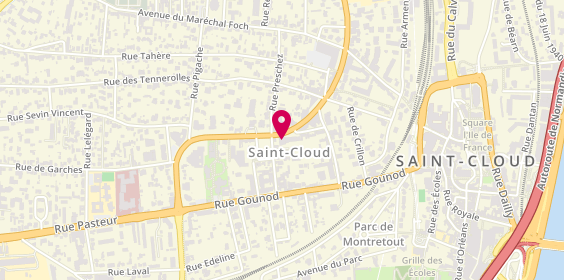 Plan de CCF Saint Cloud Buzenval, 56 Boulevard de la République, 92210 Saint-Cloud