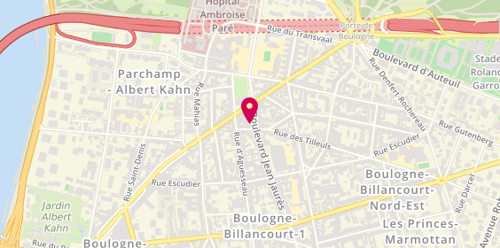 Plan de Cic, 6 Boulevard Jean Jaurès, 92100 Boulogne-Billancourt