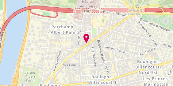 Plan de Crédit Mutuel, 60 Avenue Jean Baptiste Clément, 92100 Boulogne-Billancourt