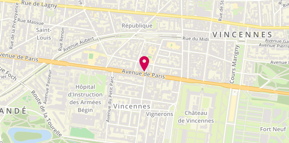 Plan de Sg - Vincennes Chateau (04178), 58 avenue de Paris, 94300 Vincennes