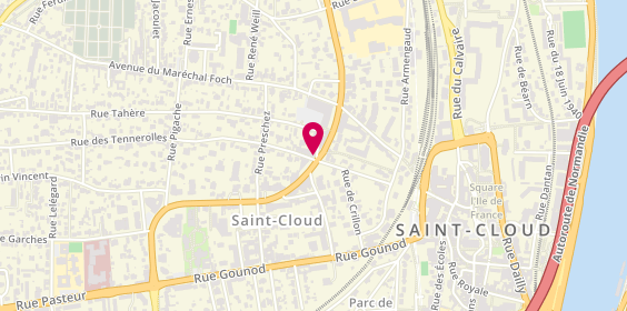 Plan de Caisse d'Epargne Saint-Cloud Republique, 9 Rue de Montretout, 92210 Saint-Cloud