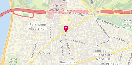 Plan de LCL Banque et assurance, 1 Boulevard Jean Jaurès, 92100 Boulogne-Billancourt