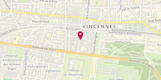 Plan de Banque Populaire, 16 Bis avenue du Château, 94300 Vincennes