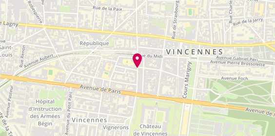Plan de Sg, 13 Rue de Montreuil, 94300 Vincennes