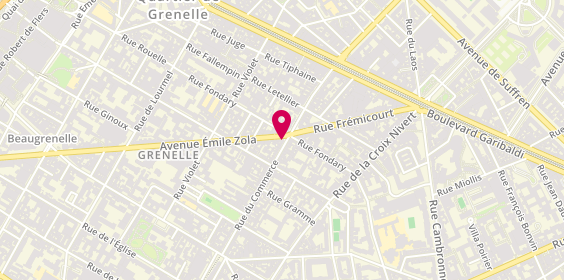 Plan de Bnpparibas, 40 Rue du Commerce, 75015 Paris