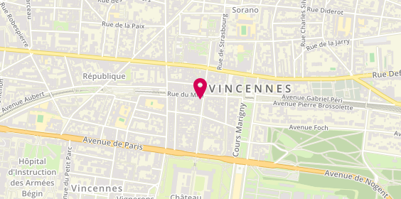 Plan de LCL Banque et assurance, 31 avenue du Château, 94300 Vincennes