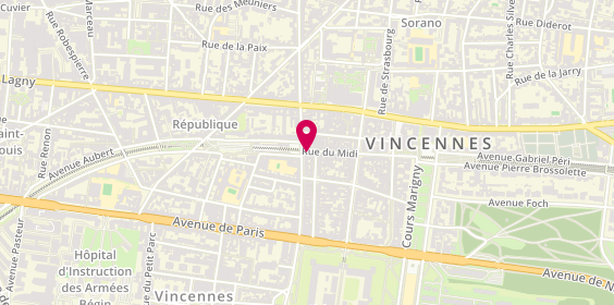 Plan de Banque Nationale de Paris, 35 Rue du Midi, 94300 Vincennes