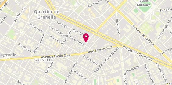 Plan de LCL, 18 Rue du Commerce, 75015 Paris