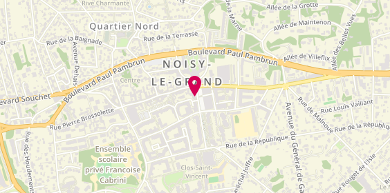 Plan de LCL Banque et assurance, 4 avenue Aristide Briand, 93160 Noisy-le-Grand