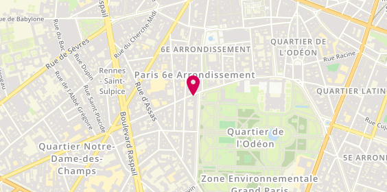 Plan de Paris Luxembourg, 21 Rue de Vaugirard, 75006 Paris