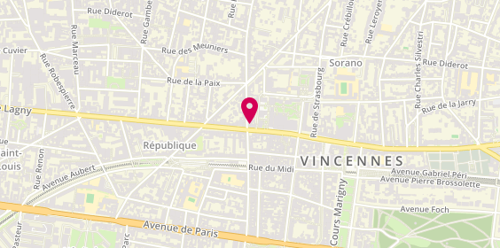 Plan de Crédit Mutuel, 68 Rue de Montreuil, 94300 Vincennes