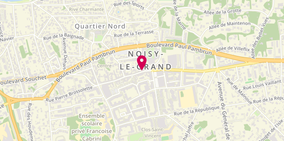 Plan de CIC, 225 Rue Pierre Brossolette, 93160 Noisy-le-Grand
