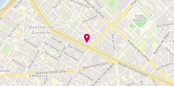 Plan de Bh la Motte Picquet, 107 Boulevard de Grenelle, 75015 Paris