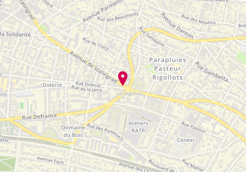 Plan de Crédit Agricole, 275 Rue Diderot, 94300 Vincennes