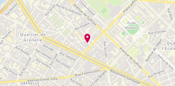 Plan de Groupama, 58 avenue de la Motte-Picquet, 75015 Paris