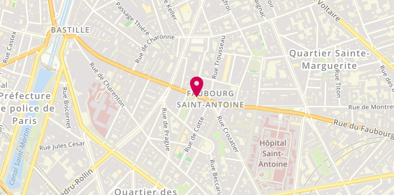 Plan de Sg, 118 Rue du Faubourg Saint-Antoine, 75012 Paris