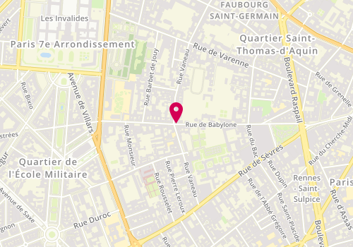 Plan de Paris Vaneau, 41 Rue Vaneau, 75007 Paris